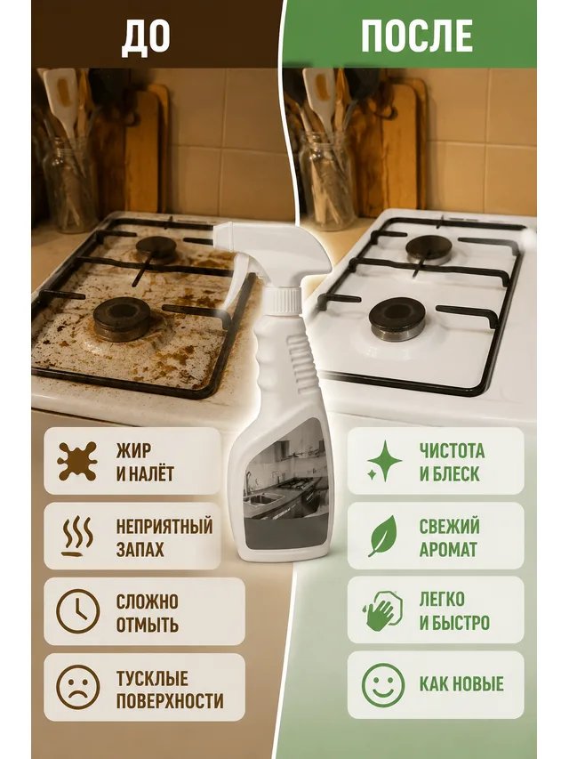 Пример: Коллаж «до / после» в одном кадре